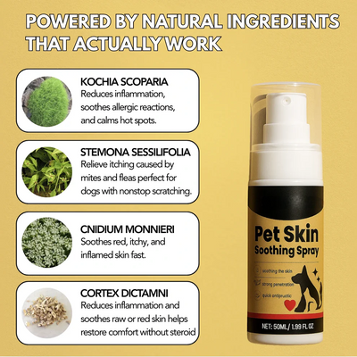 Our Vet-Backed Skin Relief Spray