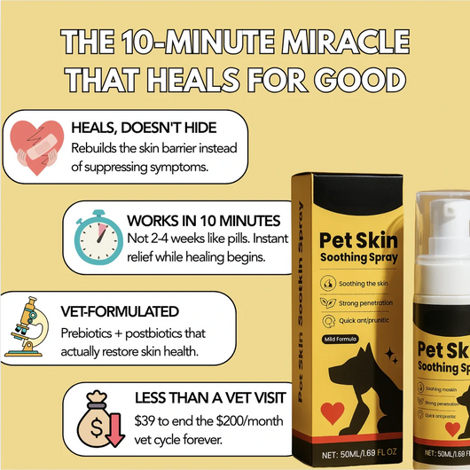 Our Vet-Backed Skin Relief Spray