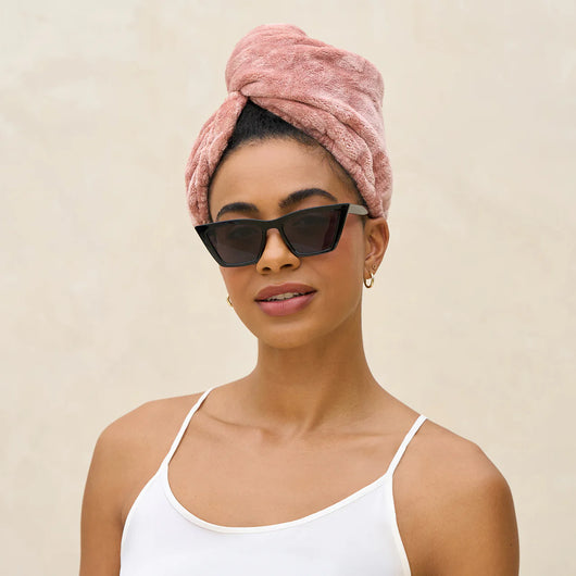 Plush Microfiber Hair Towel