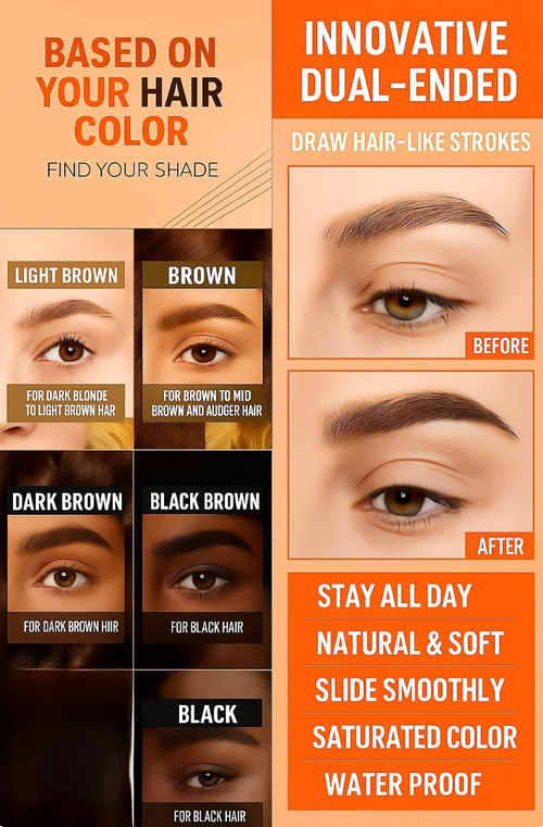 2-in-1 Microblading Eyebrow Pen