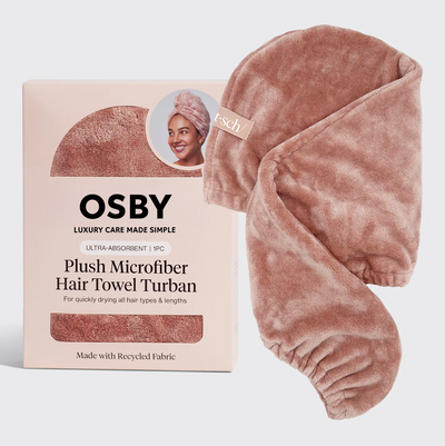 Plush Microfiber Hair Towel