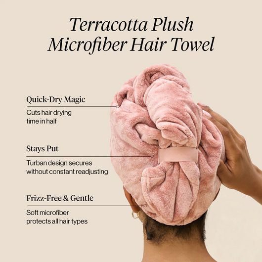 Plush Microfiber Hair Towel